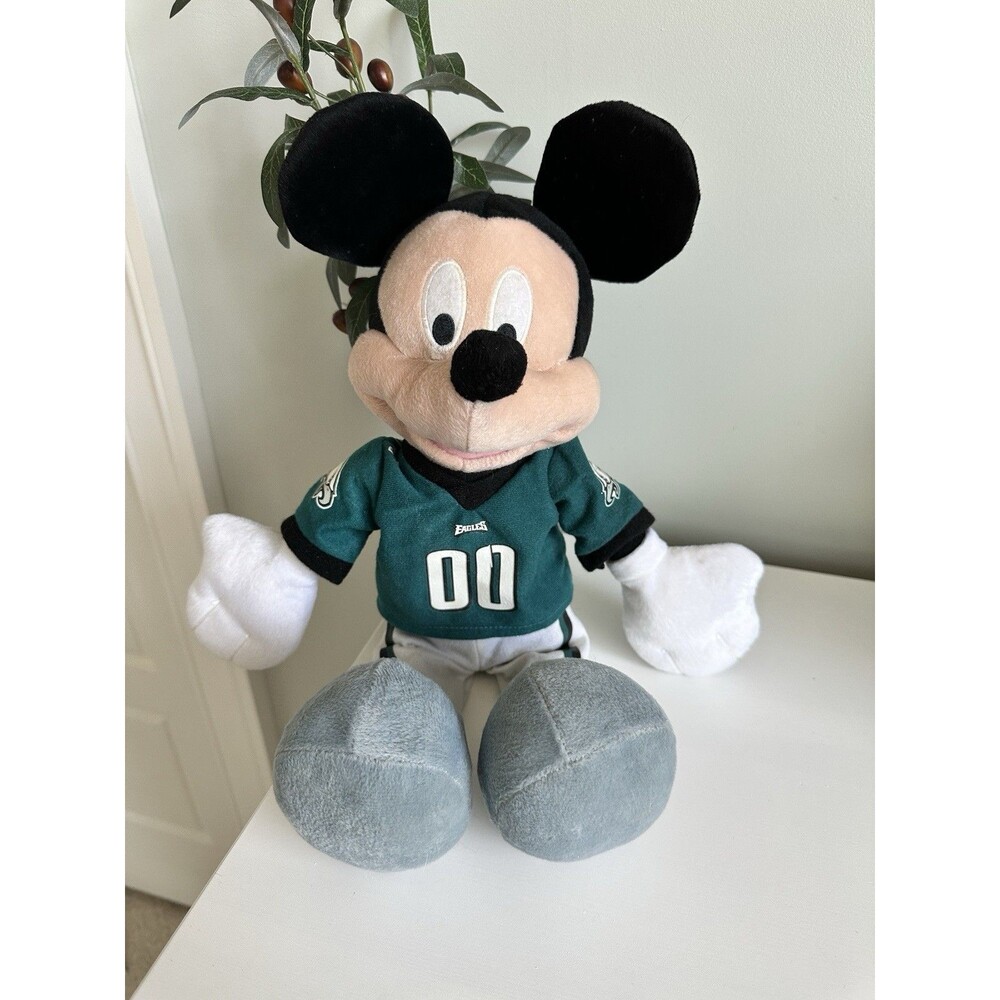 Mickey Mouse NFL Philadelphia Eagles 17 inch Plush Toy (Northwest Co. 2014)